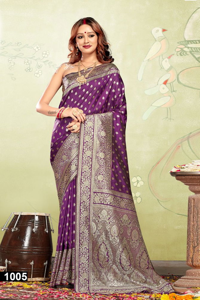 Bunawat Kia Designer Banarasi Silk Sarees Catalog
